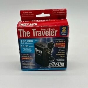 Tripp lite The traveler portable surge protection for notebook computer 1050 New
